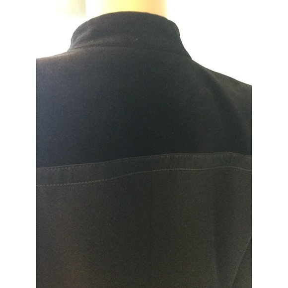 Authentic Womens Vintage Valentino Black Button Front Coat Jacket Sz US 10 - Picture 9 of 12